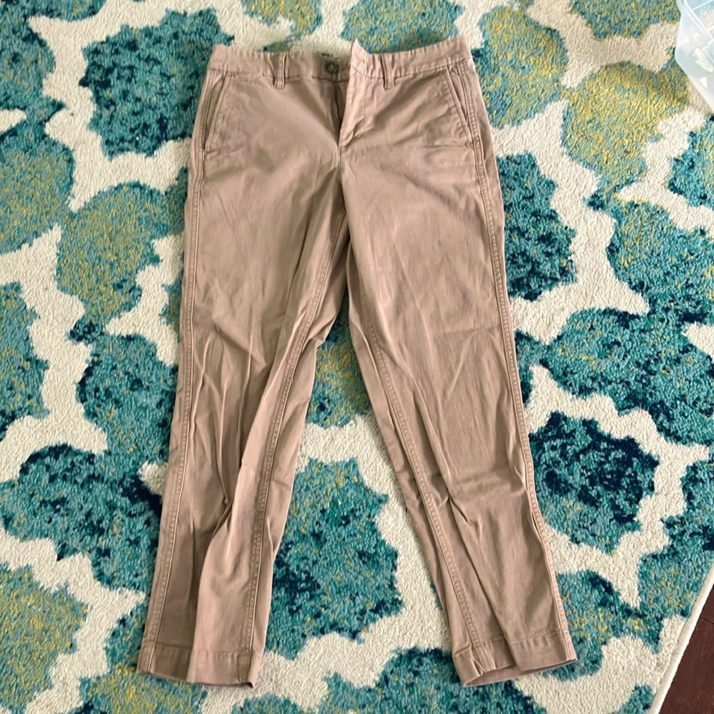 J Crew High Rise Girlfriend Chino